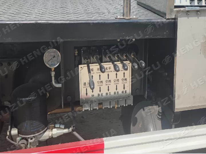 barras de control del ciclador lateral